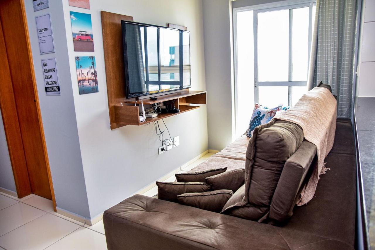 דירות פראייה גראנדה Apto C Wi-Fi A Beira-Mar Na Praia Jardim Real Sp מראה חיצוני תמונה